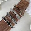 Link Bracelets Titanium Steel Cuba Bracelet Men's Tide Ins Niche Design String Boys Simple Accessories Hand Jewelry Women