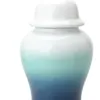 Lagringsflaskor keramisk vassamling hem accent stycke inomhus mångsidig gradient färg ingefära burk skrivbord porslin orientalisk stil