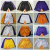 Short de basket-ball cousu par équipe Pantalon athlétique à cordon de serrage Séchage rapide Respirant Porter des pantalons de survêtement Taille élastique Court Jogging Eric Gordon Brandon Ingram Hommes Casual