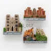 Fridge Magnets 3D fridge magnet Southeast Asia Vietnam crazy house Da Nang mount Bana magnetic refrigerator paste Vietnam tourist souvenir gift x0731