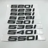 ABS 520i 523i 525i 528i 530i 535i 540i 550i Kofferraumdeckel hinten Embleme Abzeichen schwarze Buchstaben für BMW 5er E60 E61 F11 Emblem267i