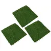 Decorative Flowers 3 Pcs Crafts Out Door Rugs Chicken Egg Mat Nesting Mats Fake Straw Plastic