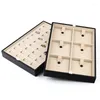 Smyckespåsar Velet Box For Women Necklace Armband örhängen Ringar Boxar Pendant Display Tray Storage Separators Organizer