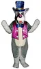 WOLF-A-MANIA Costumes de mascotte d'Halloween Costume de personnage de dessin animé Costume de Noël en plein air Tenue de fête Taille adulte Vêtements de publicité promotionnelle