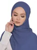 Abbigliamento etnico Donne musulmane Hijab per donna Fazzoletto per capelli Velo forense Cappello da donna dopo chemioterapia Vestiti Hijabe Hijab in viscosa