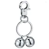 Vêtements pour chiens Vintage Loudly Collier pour animaux de compagnie Petites cloches Porte-clés Cadeaux d'anniversaire Filles Porte-clés G2AB