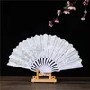 Chinese Style Products Chinese Silver Flash Folding Fan Vintage Wave Shaped Dragon Dance Hand Fan Craft Home Decoration Wedding Gift