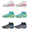 High Top New Style Soccer Shoes Mens Mens Outdoor Soccer Shoes Youth Anti-SKID Sports Trainers