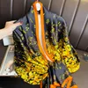 Scarves Yellow Green Bufandas Female Scarfs Shawl Fashion Elegant Satin Square Fall Winter Brand Silk Scarf Hijab