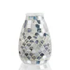 Vases couleur claire mode nordique frais mosaïque verre Vase bureau à domicile hydroponique vert aneth petite fleur Arrangement 230731