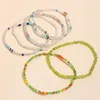 Bracelets de cheville Modyle bohème perles colorées pour les femmes été océan plage à la main étoile cheville Bracelet pied jambe bijoux cadeau