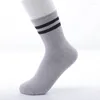 Sports Socks Herfst/Winter Nieuwe Stijl Twee-Bar Gestreepte Vrouwen Tube Sokken Mode Eenvoudige Sport