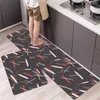 Nueva alfombra antideslizante con estampado 3D, alfombrilla para el suelo de la cocina, decoración para sala de estar, alfombra para el hogar, pasillo, entrada, felpudo, puerta de balcón R230731