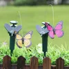 Solarenergie Tanzende Fliegen Schmetterlinge Gartendekorationen Flatternde Vibrationsfliege Kolibri Fliegende Vögel Hof Lustige Spielzeuge TH1024