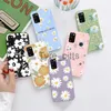 حالات الهاتف الخليوي لـ Samsung Galaxy A41 Case 6.1 Flower Soft Fashion Pumper TPU لـ Samsung A 41 A415 SM-A415 Galaxya41 Bag x0731