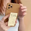 Cas de téléphone portable Corée 3D Biscuits de simulation drôle Biscuit Support de téléphone extensible Corée Mignon Griptok Support de téléphone portable pour iPhone 11 13 Grip Tok x0731