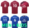 23 24 Cardiff Soccer Jerseys City Hommes Enfants Kit Chaussettes Ensembles complets Moore Camisetas de futbol Morrison Ralls Murphy Hoilett Leandro Chemises de football 2023 2024