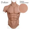 Forma de mama Dokier Silicone Realista Bloods Design Muscle Belly Body para Cosplayers Simulação Artificial Muscle Chest Man Crossdressers 230731