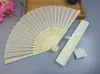 Personalized Luxurious Silk Fold Hand Fan Customized Engraved Logo Folding Fans with Gift Box Party Favors Wedding Gifts