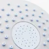 Bathroom Shower Heads 19cm Round ABS Silicon Rubber Screwed Design Rainfall Top Shower Head For Rain Shower Cabin Room Roof Faucets Water Sprayers 230731