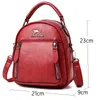 School Bags Mini Leather Backpacks For Women Multifunction Travel Backpack Kangaroo Backpacks Sac A Dos School Bags For Teenage Girls 230729