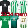 23 24 Real Betis Soccer Jerseys Joaquin B.iglesias Camiseta de Juanmi Canales Fekir 2024 Black Special-Edition Fourth Football Shirts