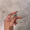Okulary przeciwsłoneczne projektant 2022 Nowy duży p jia pu chao okulary damskie buzie