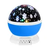 Galaxy Projector Starry Sky Rotating LED Night Light Planetarium Sypialnia gwiazda nocna światła księżyca światło dla dzieci lampa prezentowa