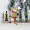 Weihnachtsdekorationen 2023 Lächeln Engel Puppe Anhänger DIY Baum Dekoration Hängende Ornamente Jahr Weihnachten Party Kinder Geschenk Spielzeug