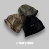 Boinas Japonesas Lavadas Bolsa Velha Chapéu de Cabeça Feminino Primavera e Outono Versáteis Chapéus Frios Homens Rua Hip-hop Casual Gorro de Caveira