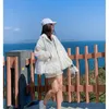 Damen Pelz Kunstpelz Neue Frauen Frühlingsjacke Kurze Kleidung Mode Einfache Sonnenschutzkleidung Im Sommer Allgleiches Weibliches Trend Schwarz/Weiß HKD230727