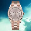 high-end With Original Box DateJust 41mm Watch Diamond Dial bezel 8205 movement Mens Watches Steel Two Tone rose Gold Jubilee Bracelet Wristwatches