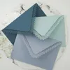 Gift Wrap 5pcs DIY Wedding Party Invitation Greeting Cards Cover Hollow Lace Envelopes Kawaii For Letters Korean Stationery