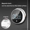 Timers magnetiska roterande digital timer för kök matlagning duschstudie stoppur LED -räknare påminns manuell elektronisk nedräkning b2
