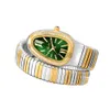 Autres montres 2021 montres pour femmes forme de serpent montre-bracelet de luxe pour femmes en acier Unique or Quartz dames montre horloge cadeau Relogio Feminino J230728