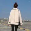 Women's Fur ZXRYXGS Temperament Elegant Autumn And Winter Coat 2023 Premium Imitation Lapel Collar Loose Clothing