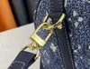Speedy BandouliEre 25 Senior Quality Designer Denim Shoulder Bag Monograms Jacquard Handbag Body Bag Fashion Backpack Tote Bag M59609 M59607
