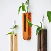 Vazen Houten Touw Muur Opknoping Plank Plant Bloemstuk Hangers Hout Hydrocultuur Rack voor Home Decor Vaas 230731