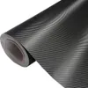 New 30cmx127cm 3D Carbon Fiber Vinyl Car Wrap Sheet Roll Film Car stickers and Decals Motorcycle Car Styling Accessories Automobil304T