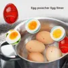 Timers äggtimer pro mjuk hårdkokt äggtimer inget kök matlagningstillbehör miljövänliga harts äggtimerverktyg