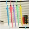 Umbrellas Transparent Clear Pvc Umbrella Dance Performance Long Handle Rainbow Beach Wedding Colorf For Men Women Kid Dbc Drop Deliv D Dhdze