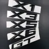 New Car Styling ABS Black X1 X3 X5 X6 Rear Boot Emblem Auto Badge Sticker237O