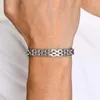 Link Armbänder 2023 Ankunft Männer Edelstahl Armband mit XXX Muster 21 cm Länge Junge Freundliches Geschenk