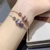 Choque serie Directo de fábrica s diamantes de lujo Enlace joyería personalización marca diseñador alta calidad AAAAA popular 18k latón g234y