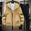 Wolf Warriors Shijia Spring och Autumn New Thin Thin Hooded Jacket Men's Fashion Casual Jacket Men's Two-Piece Set Men