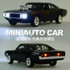Druckguss-Modellautos Neues 132 Dodge Charger Alloy Musle-Automodell Druckguss-Spielzeug Metallfahrzeuge Sportwagenmodell Simulation Sound Licht Kindergeschenk x0731