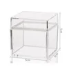 Jewelry Tools Other Clear Acrylic 5 Sided Display Storage Box Case Square Cube Props BoxOther