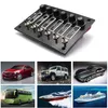 Pour Car Marine Ship Caravan RV DC12 24V ON OFF Rocker Toggle Car Switch Panel Avec Fusible Protection 6 Gang Label Stickers237v