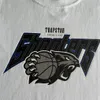 İngiltere Moda Trapstar Tiger Head Basketball T-Shirt Erkekler Yaz Gündelik Alışveriş Üstleri Eu Boyut