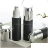 Verpackungsflaschen, mattschwarze Glasflasche, Presspumpe, Spray, Lotion, Cremedosen, leere Kosmetikbehälter 20 ml, 30 ml, 40 ml, 50 ml, 60 ml, 80 ml